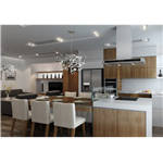 Tủ Bếp Xanh Laminate số 16